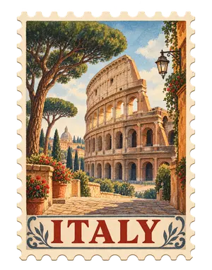 Italy stamp